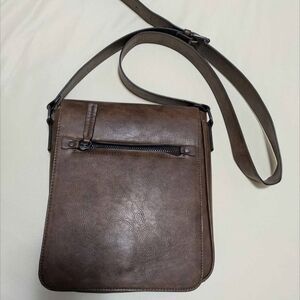Aldo Brown Leather Crossbody Bag